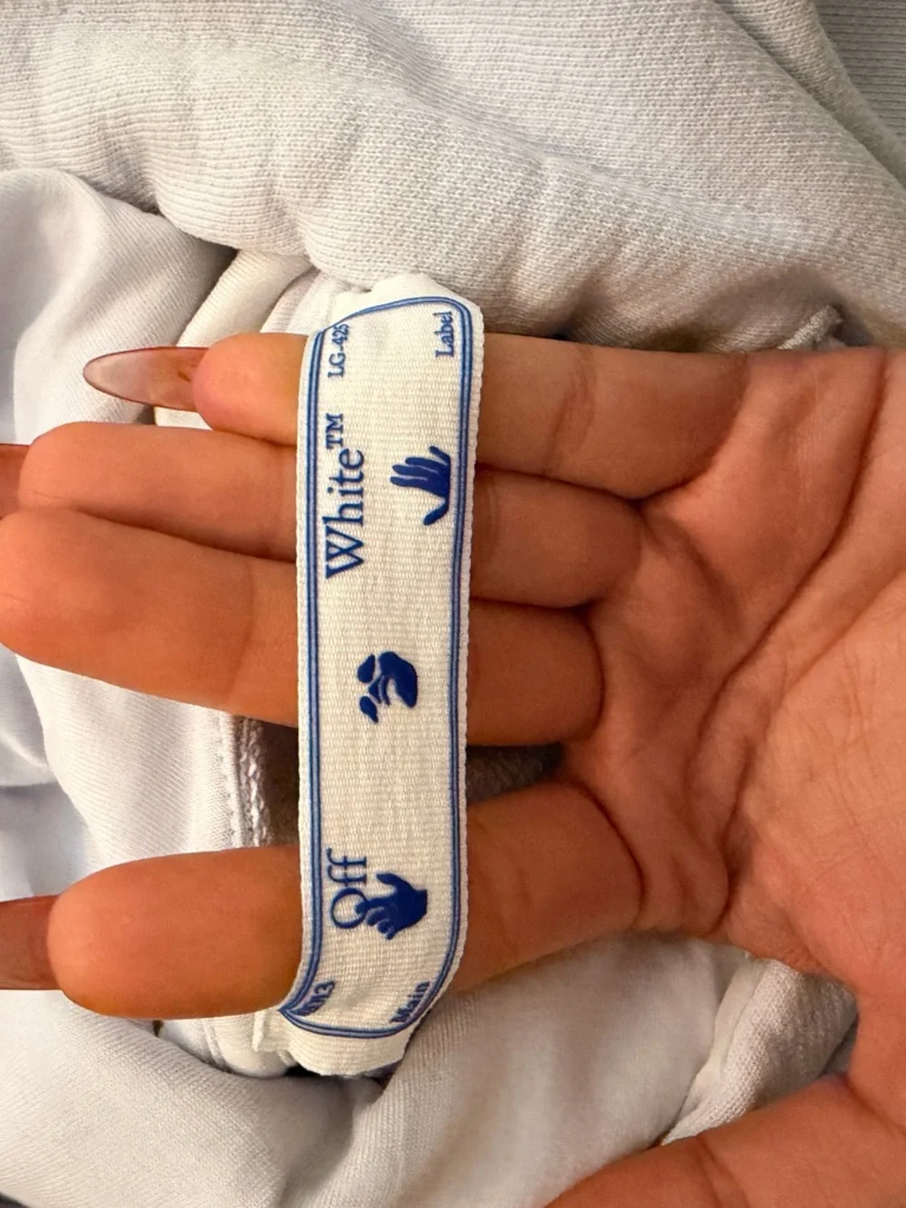 Off-White Joggers XS Sky Blue Sweatpants Virgil Abloh Rare Set Piece - Picture 12 of 16